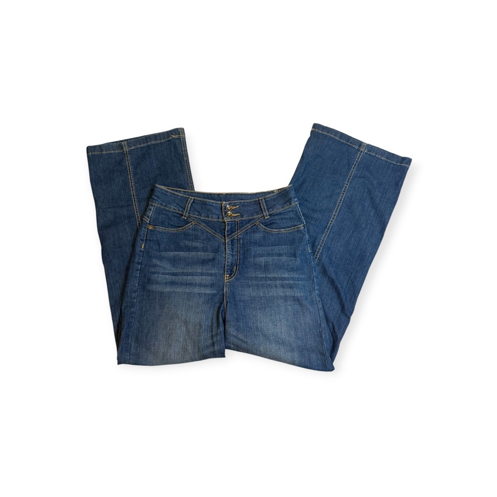 Cruel Denim Wide Leg Western Trouser Jeans Blue Medium Wash 32/13 R CB70054001